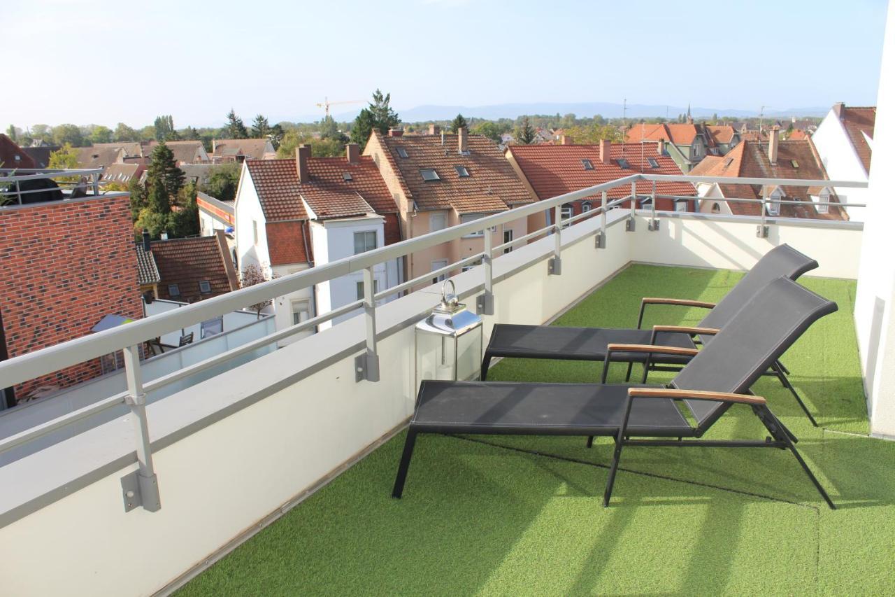 Apartmán La Terrasse Štrasburk Exteriér fotografie